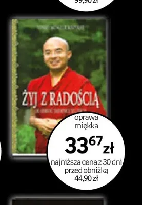 Książka Żyj z radością oprawa miękka Galaktyka promocja w Empik
