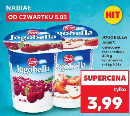 Jogurt owocowy różne rodzaje promocja w Kaufland