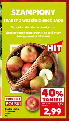 Jabłka polskie Szampion promocja w Kaufland
