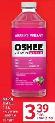 Napój Oshee 1.1L promocja w Selgros