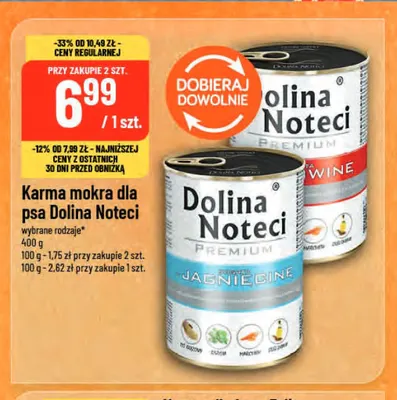 Karma mokra dla psa Dolina Noteci promocja w POLOmarket