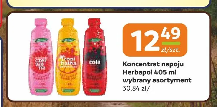 Koncentrat napoju Herbapol Tropikalny promocja w Społem Częstochowa