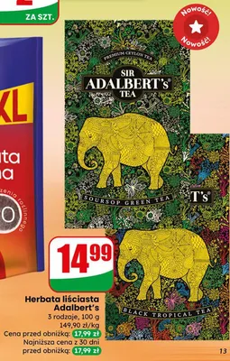 Herbata liściasta Soursop Green Tea promocja w Dino