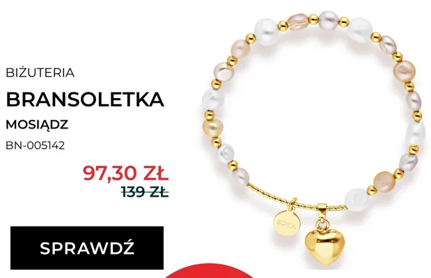 Bransoletka mosiądz BN-005142 promocja w Dzień Dziecka