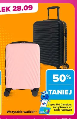 Walizki promocja w Carrefour
