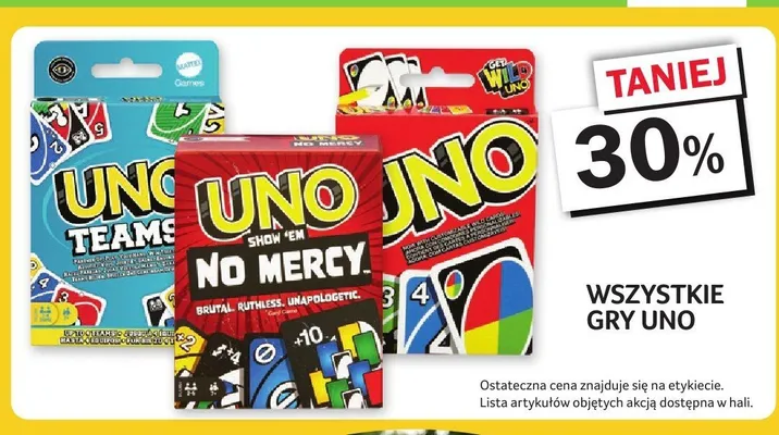 Gra Uno Teams promocja w Selgros