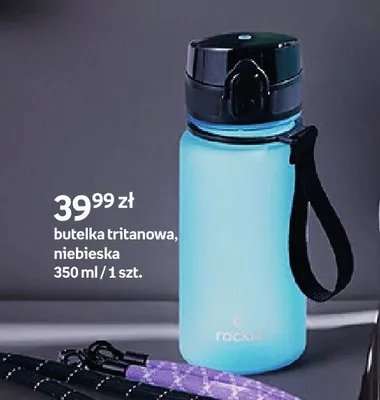 Butelka tritanowa Rockle niebieska promocja w Empik