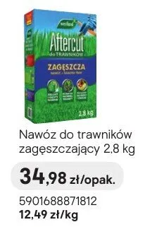 Nawóz do trawników zagęszczający promocja w Castorama