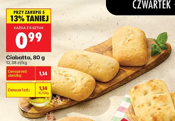 Ciabatta promocja w Biedronka