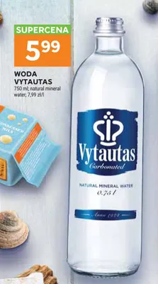 Woda gazowana Vytautas promocja w Stokrotka