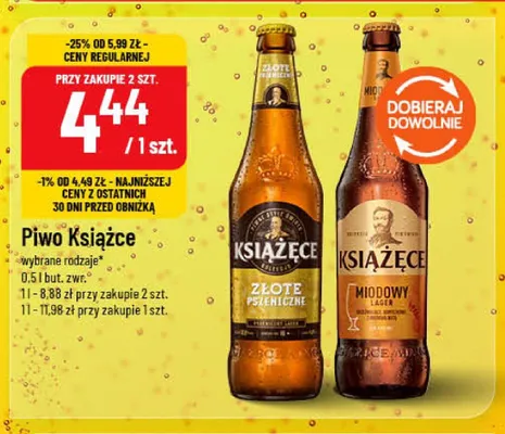 Piwo Książęce promocja w POLOmarket