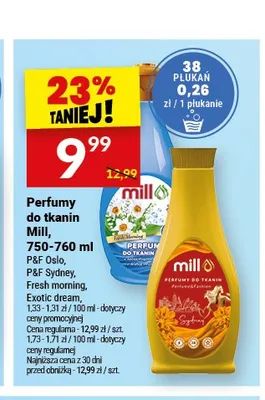 Perfumy do tkanin Mill Fresh morning promocja w Twój Market