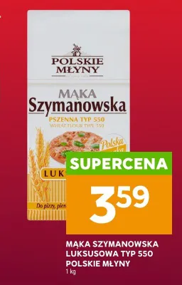 Mąka Szymanowska luksusowa typ 550 Polskie Młyny promocja w Stokrotka