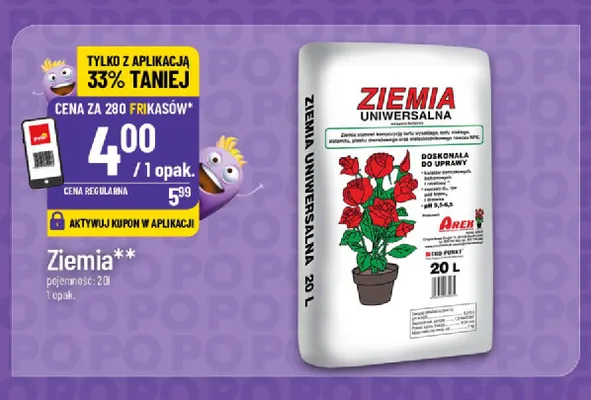 Ziemia uniwersalna Arex 20 l promocja w POLOmarket