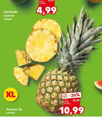 Ananas XL promocja w Kaufland
