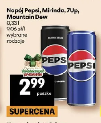 Napój gazowany Pepsi promocja w Delikatesy Centrum