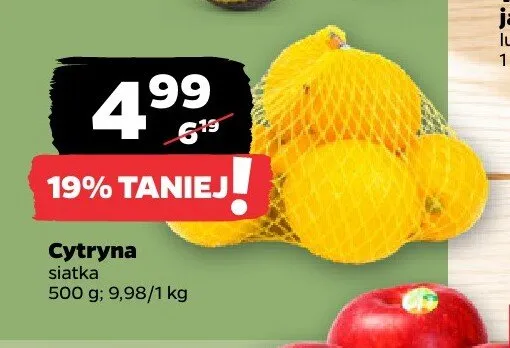 Cytryna siatka promocja w Netto