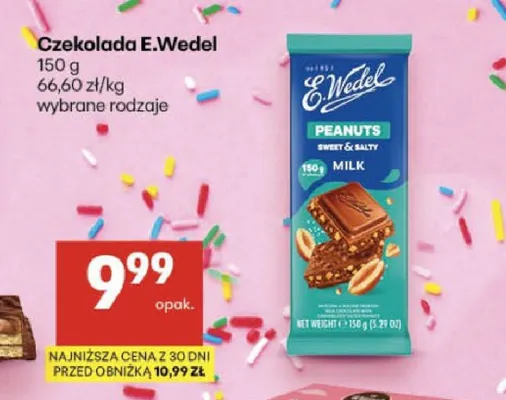 Czekolada E.Wedel promocja w Delikatesy Centrum