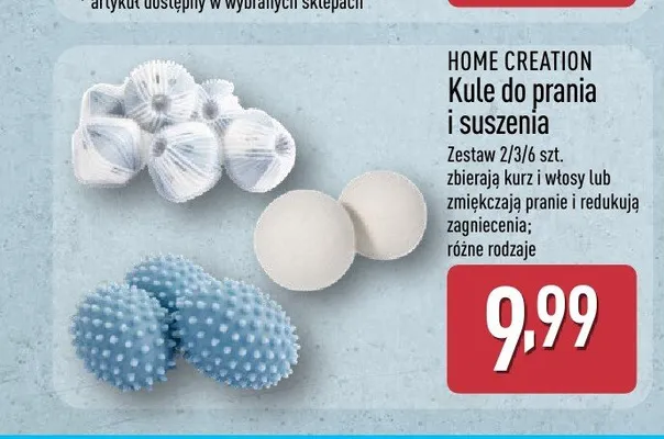 Kule do prania i suszenia Home Creation promocja w Aldi