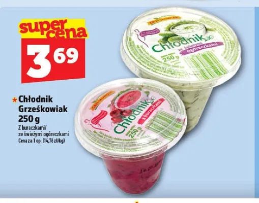 Chłodnik z buraczkami Grześkowiak promocja w TOPAZ