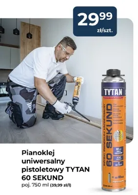 Pianoklej uniwersalny pistoletowy 60 SEKUND promocja w PSB Mrówka