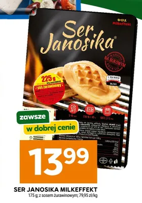 Ser Janosika wędzony Milkeffekt z sosem żurawinowym promocja w Stokrotka