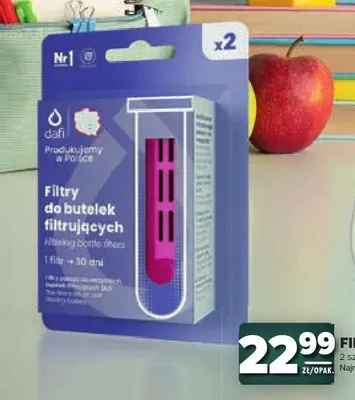 Filtry do butelek Dafi 2-pak promocja w Stokrotka