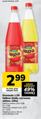 Oranżada biała Hellena promocja w Hitpol
