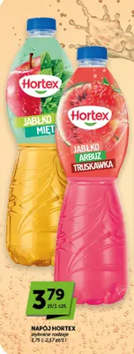 Napój Hortex jabłko arbuz truskawka promocja w Groszek