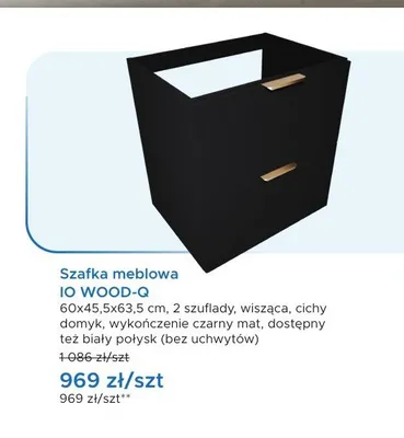 Szafka meblowa IO WOOD-Q promocja w Blu Salony Łazienek