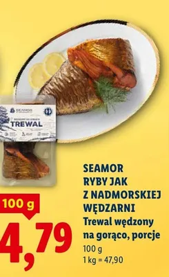 Trewal wędzony na gorąco, porcje promocja w Lidl