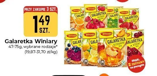 Galaretka o smaku agrestowym Winiary promocja w Społem Częstochowa