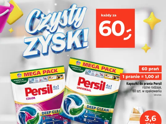 Kapsułki do prania Persil Color promocja w Dealz
