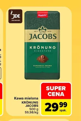 Kawa mielona Jacobs Krönung promocja w Carrefour