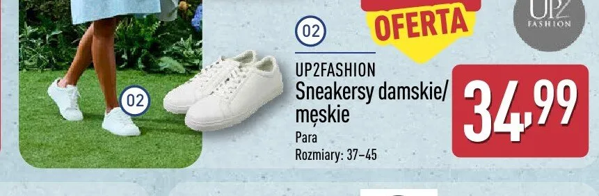 Sneakersy męskie UP2FASHION promocja w Aldi