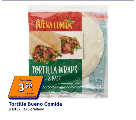 Tortille Buena Comida 8-pak promocja w Action