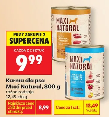 Karma dla psa promocja w Biedronka