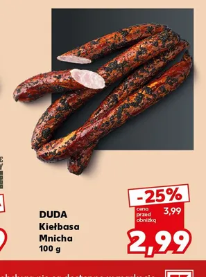 Kiełbasa Mnicha Duda promocja w Kaufland