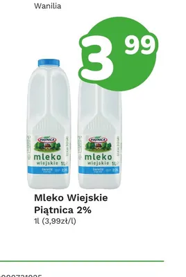 Mleko wiejskie Piątnica 2% promocja w Limonka