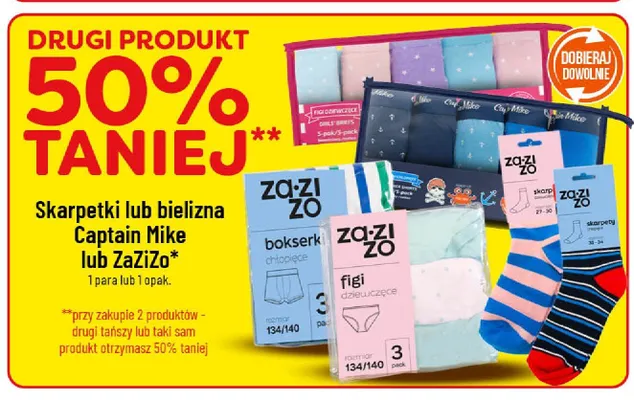 Bielizna ZaZiZo promocja w POLOmarket