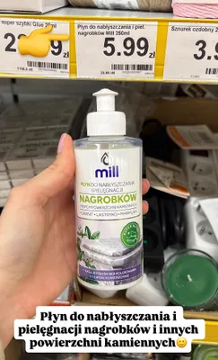 Płyn do nabłyszczania i pielęgnacji nagrobków oraz innych powierzchni kamiennych promocja w Dino