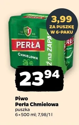 Piwo Perła Chmielowa promocja w Netto