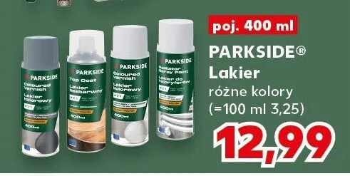 Lakier, różne kolory promocja w Kaufland