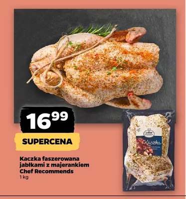 Kaczka faszerowana jabłkami z majerankiem Chef Recommends promocja w Netto