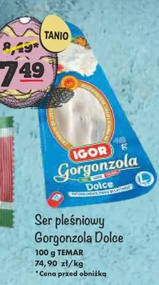 Ser pleśniowy Gorgonzola Dolce promocja w Arhelan