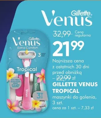 Maszynki do golenia Tropical promocja w Super-Pharm