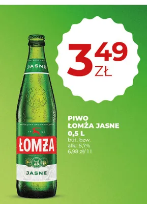 Piwo Łomża Jasne promocja w Duży Ben