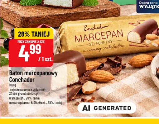 Baton marcepanowy Conchador promocja w POLOmarket