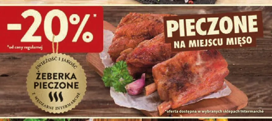 Żeberka pieczone Z Wędzarni Intermarché promocja w Intermarche