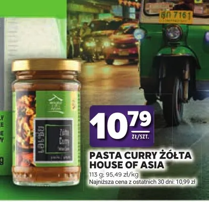 Pasta curry żółta House of Asia promocja w Stokrotka
